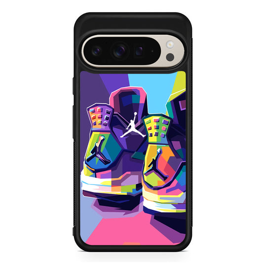 Air Jordan Pop Art Touch Google Pixel 9 Pro Case | Slim Protective Cover