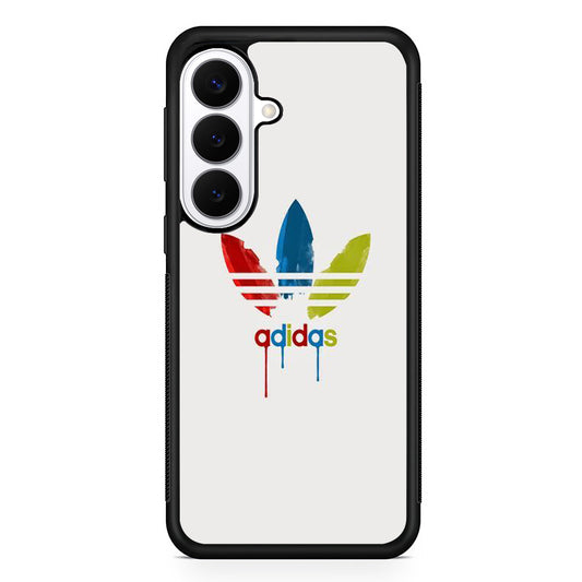 Adidas White Prime Painting Colour Samsung Galaxy S26 Plus Case | Lightweight Protective Cover for Galaxy S26 Plus