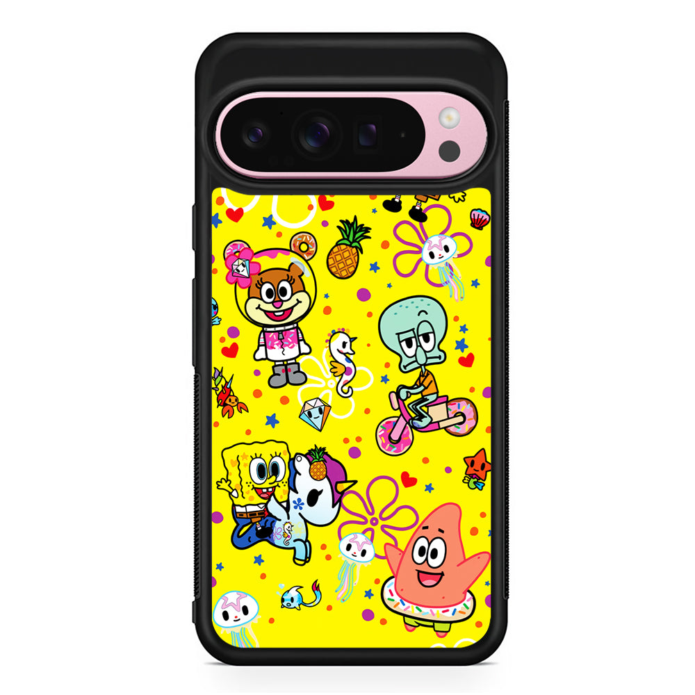 Tokidoki x SpongeBob Squarepants Google Pixel 9 Pro XL Case | Protective Cover