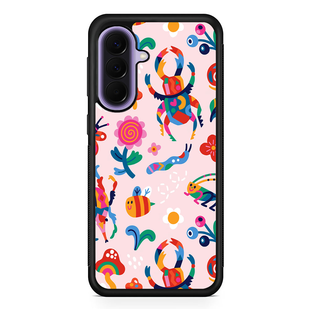 Bug Cartoon Aesthetic Samsung Galaxy A57 Case | Slim Samsung Galaxy A57 Rubber Case