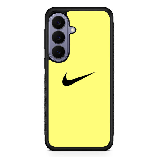 Nike Simple Cream Samsung Galaxy S26 Case | Lightweight Samsung Galaxy S26 Phone Case