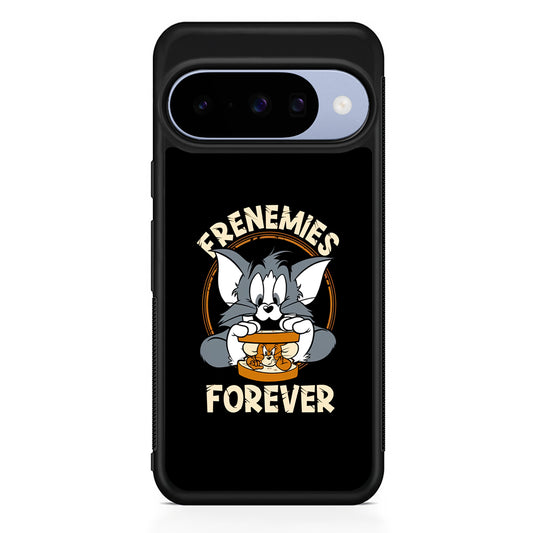 Tom and Jerry Frenemies Forever Google Pixel 10 Case | Google Pixel 10 Rubber Protective Case