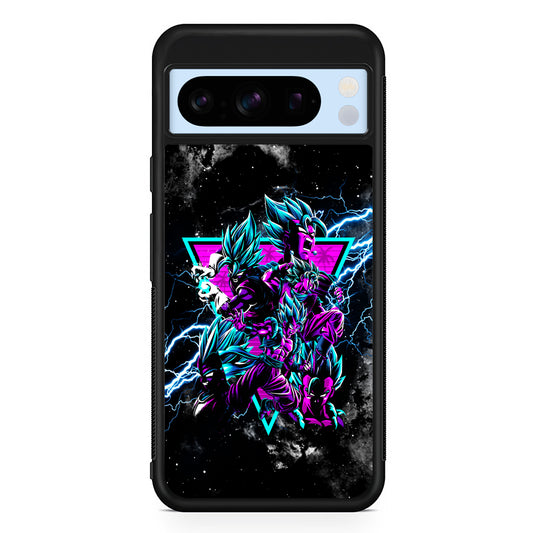 Dragon Ball Triangle of Force Google Pixel 8 Pro Case | Slim Rubber Case for Google Pixel 8 Pro