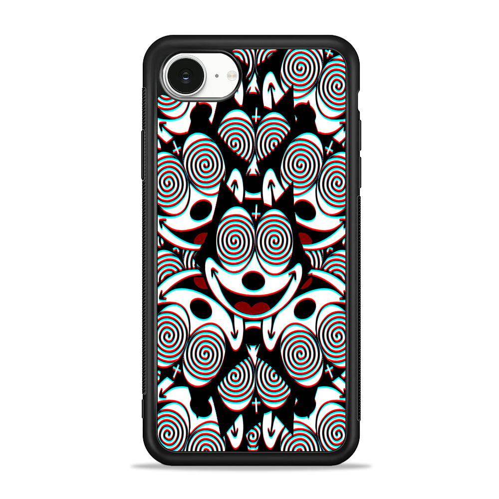 Felix The Cat Hypnotic iPhone 16e Case | Protective Phone Cover