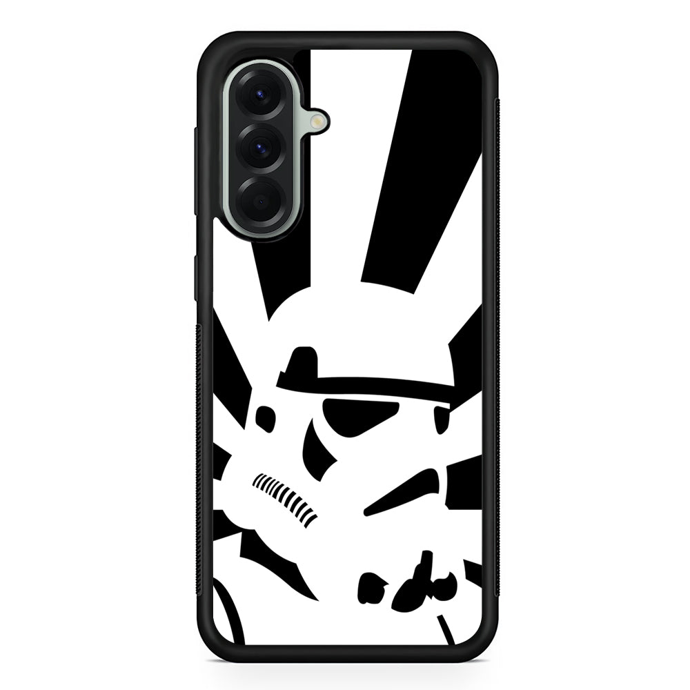 Star Wars Stormtrooper Black White Samsung Galaxy A56 Case | Samsung Galaxy A56 Protective Rubber Case