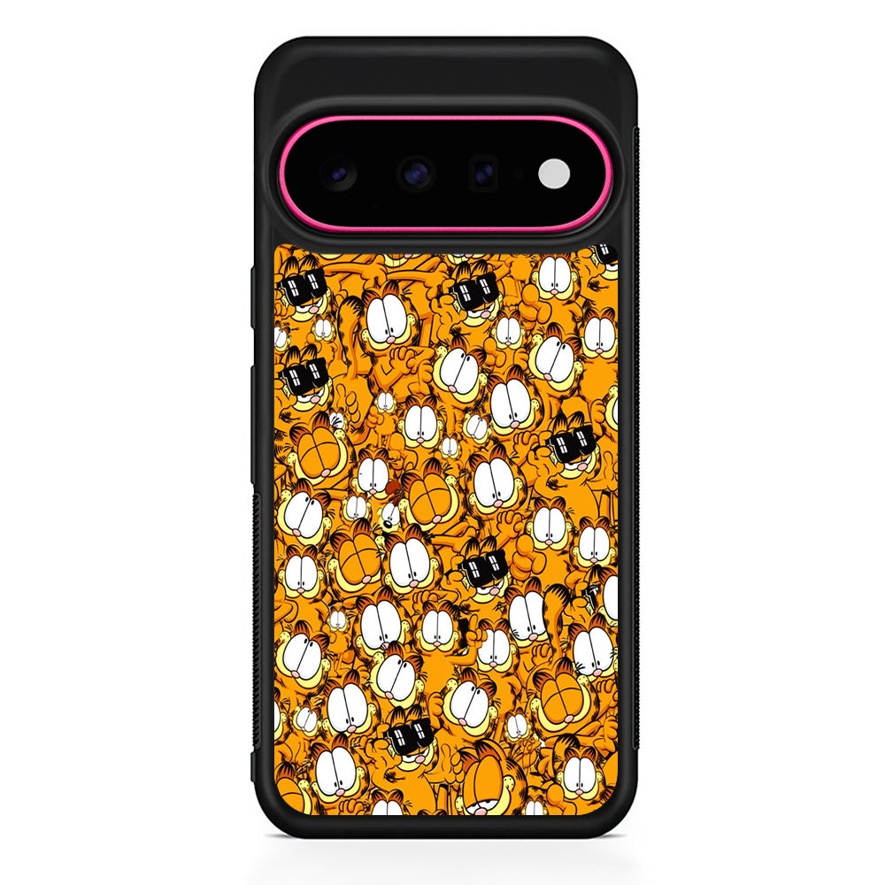 Garfield Cartoon Collage Google Pixel 11 Case | Slim Shockproof Cover