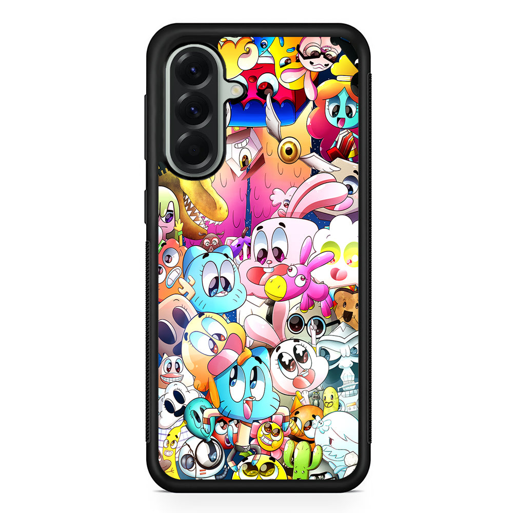 The Amazing World Of Gumball Samsung Galaxy A56 Case | Samsung Galaxy A56 Protective Rubber Case