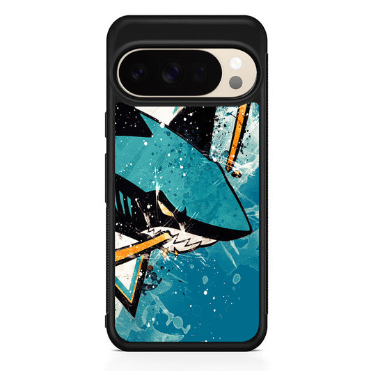 NHL San Jose Sharks Team Google Pixel 10 Pro XL Case | Slim Google Pixel 10 Pro XL Protective Case