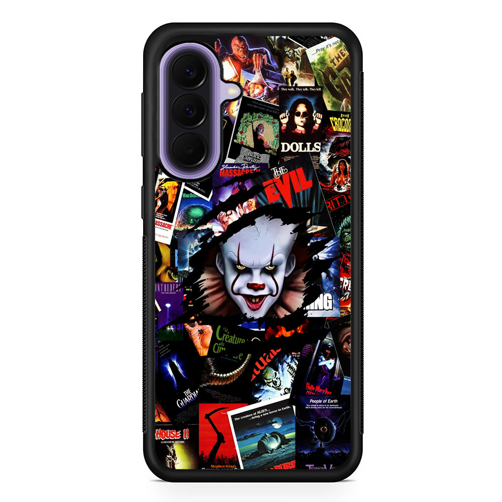 IT Clown Gaze From The Poster Samsung Galaxy A57 Case | Slim Samsung Galaxy A57 Rubber Case