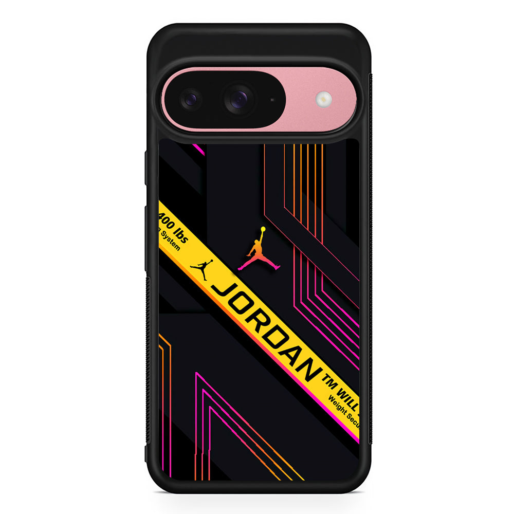 Air Jordan Digital Corner Google Pixel 9 Case | Google Pixel 9 Protective Rubber Case