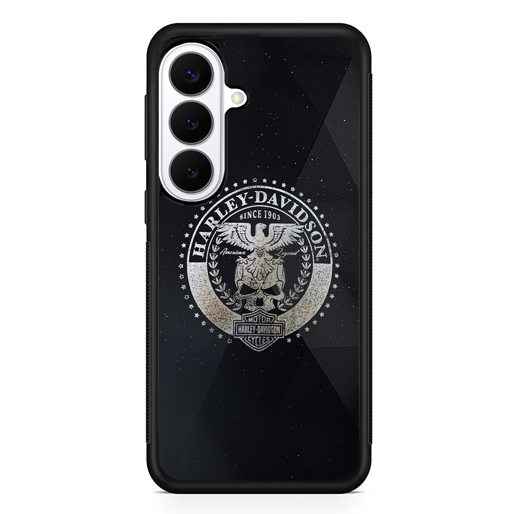 Harley Davidson Silver Emblem Samsung Galaxy S26 Plus Case | Stylish Protective Cover for Samsung Galaxy S26 Plus