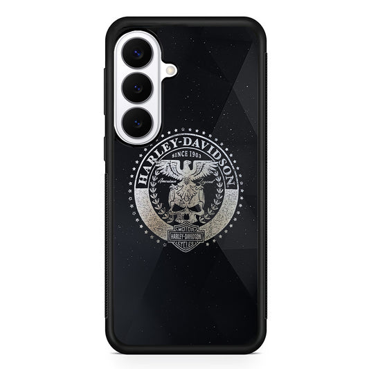 Harley Davidson Silver Emblem Samsung Galaxy S26 Plus Case | Stylish Protective Cover for Samsung Galaxy S26 Plus