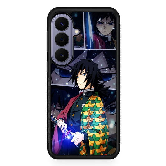 Kimetsu No Yaiba Giyuu In Frame Samsung Galaxy S26 Case | Durable Rubber Case for Samsung Galaxy S26