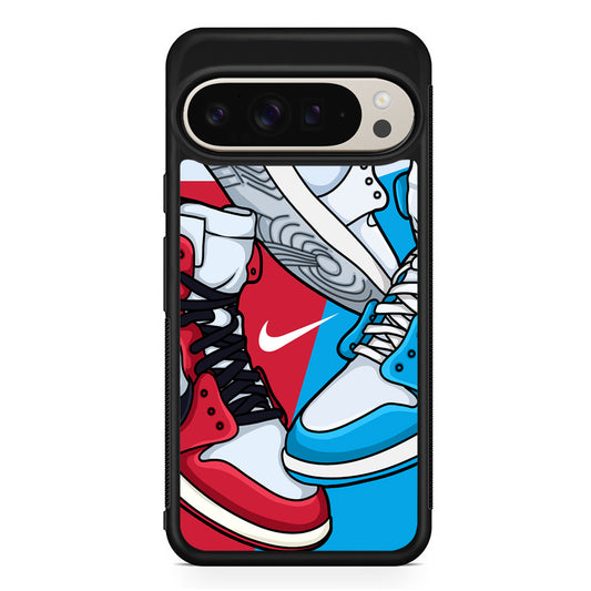 Nike Sneak Shoes Google Pixel 9 Pro Case | Slim Protective Cover