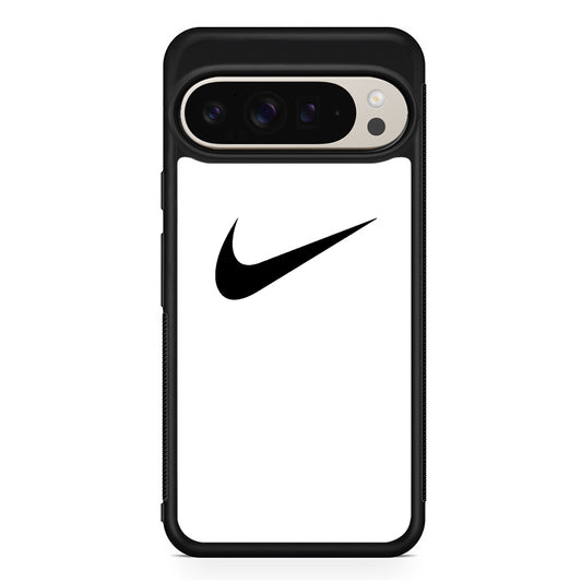 Nike White Milk Black Logo Google Pixel 9 Pro Case | Slim Protective Cover