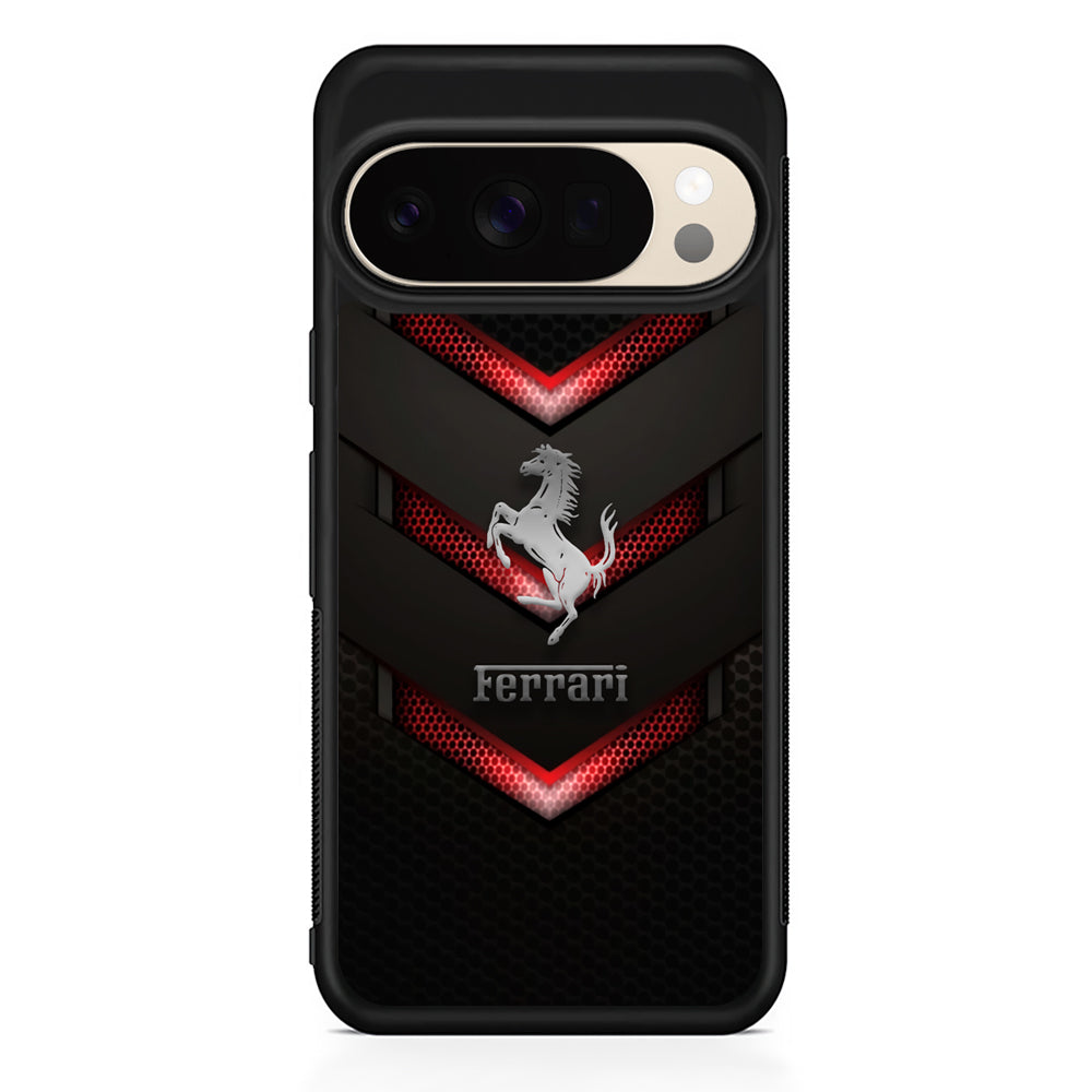Ferrari Red Steam Google Pixel 10 Pro XL Case | Slim Google Pixel 10 Pro XL Protective Case