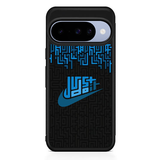 Nike Matrix of Ocean Google Pixel 10 Case | Google Pixel 10 Rubber Protective Case