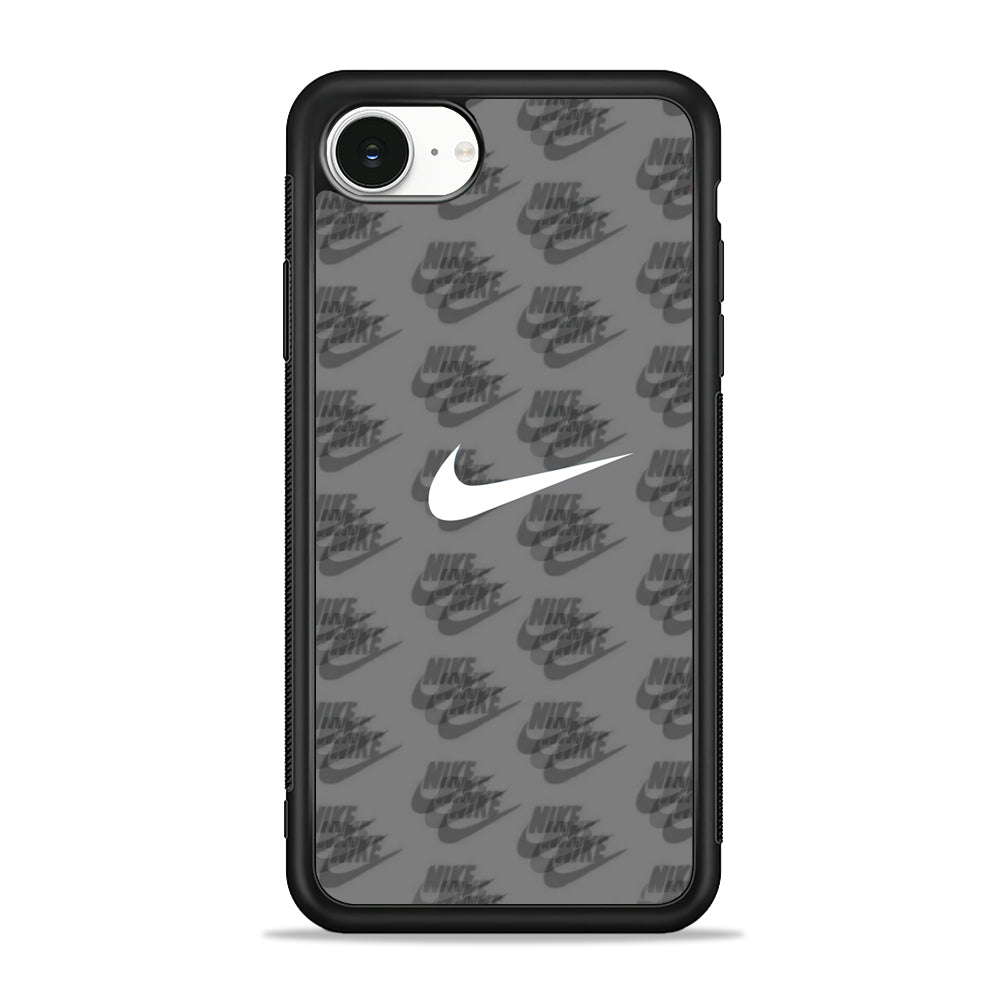 Nike Shadow Grey iPhone 16e Case - Slim Silicone Case