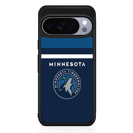 NBA Minnesota Timberwolves Jersey Google Pixel 10 Pro Case | Slim Google Pixel 10 Pro Rubber Case