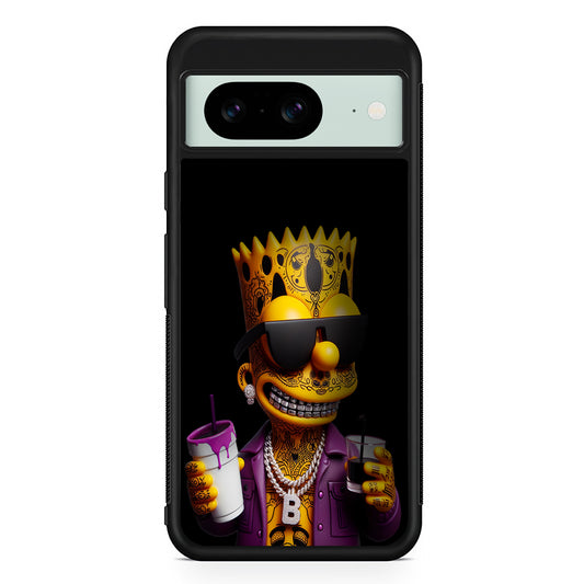 Bart Simpson The Rapper Google Pixel 8 Case | Durable Protective Cover for Google Pixel 8