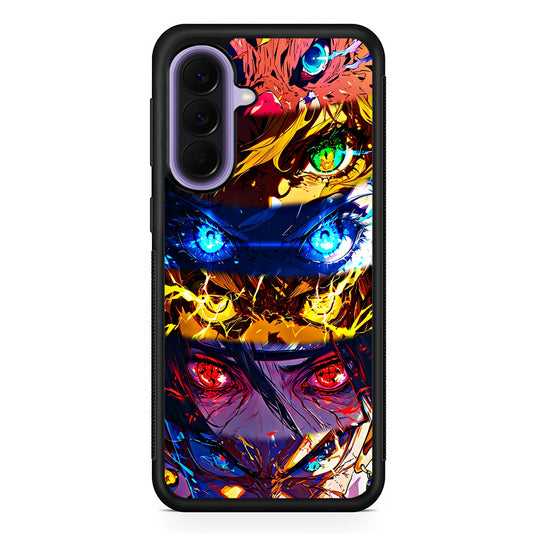 Various Kinds of Anime Eyes Samsung Galaxy A57 Case | Slim Samsung Galaxy A57 Rubber Case