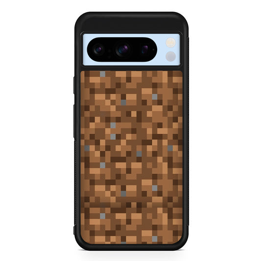 Minicraft Block Pixel Google Pixel 8 Pro Case | Slim Rubber Case for Google Pixel 8 Pro