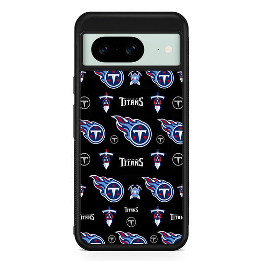 NFL Tennessee Titans Pattern Google Pixel 8 Case | Durable Protective Cover for Google Pixel 8