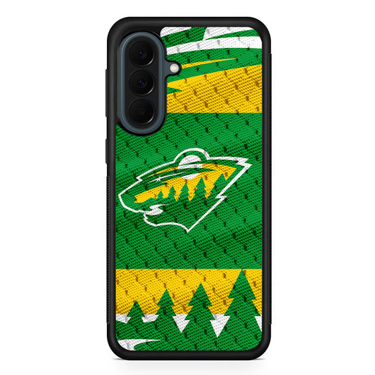 NHL Minnesota Wild Jersey Samsung Galaxy A37 Case | Samsung Galaxy A37 Rubber Phone Case