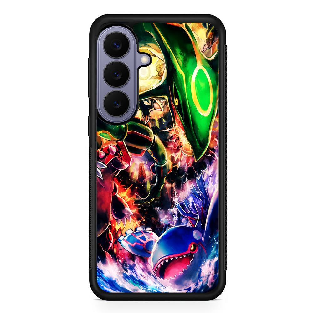 Legendary Pokemon Monsters Trio Samsung Galaxy S26 Case | Durable Rubber Case for Samsung Galaxy S26