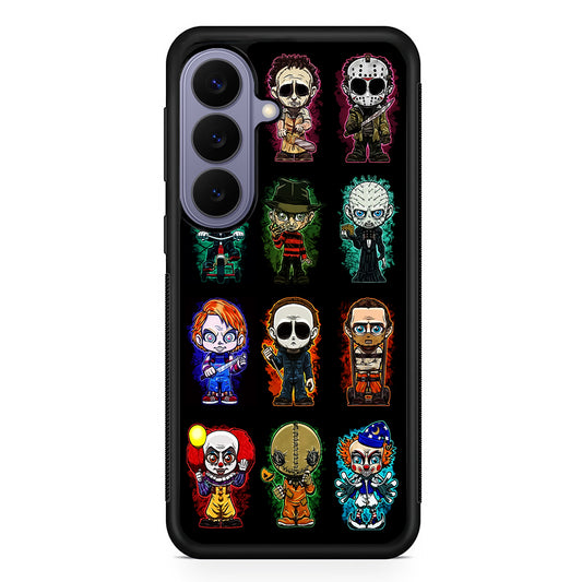 Scary Movie Horror Chibi Samsung Galaxy S26 Case | Durable Rubber Case for Samsung Galaxy S26