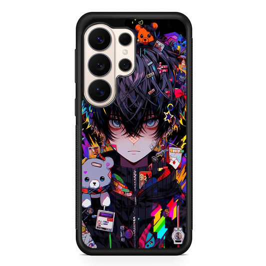 Anime Boy Bear Doll Aesthetic Samsung Galaxy S26 Ultra Case | Slim Protective Case for Samsung Galaxy S26 Ultra