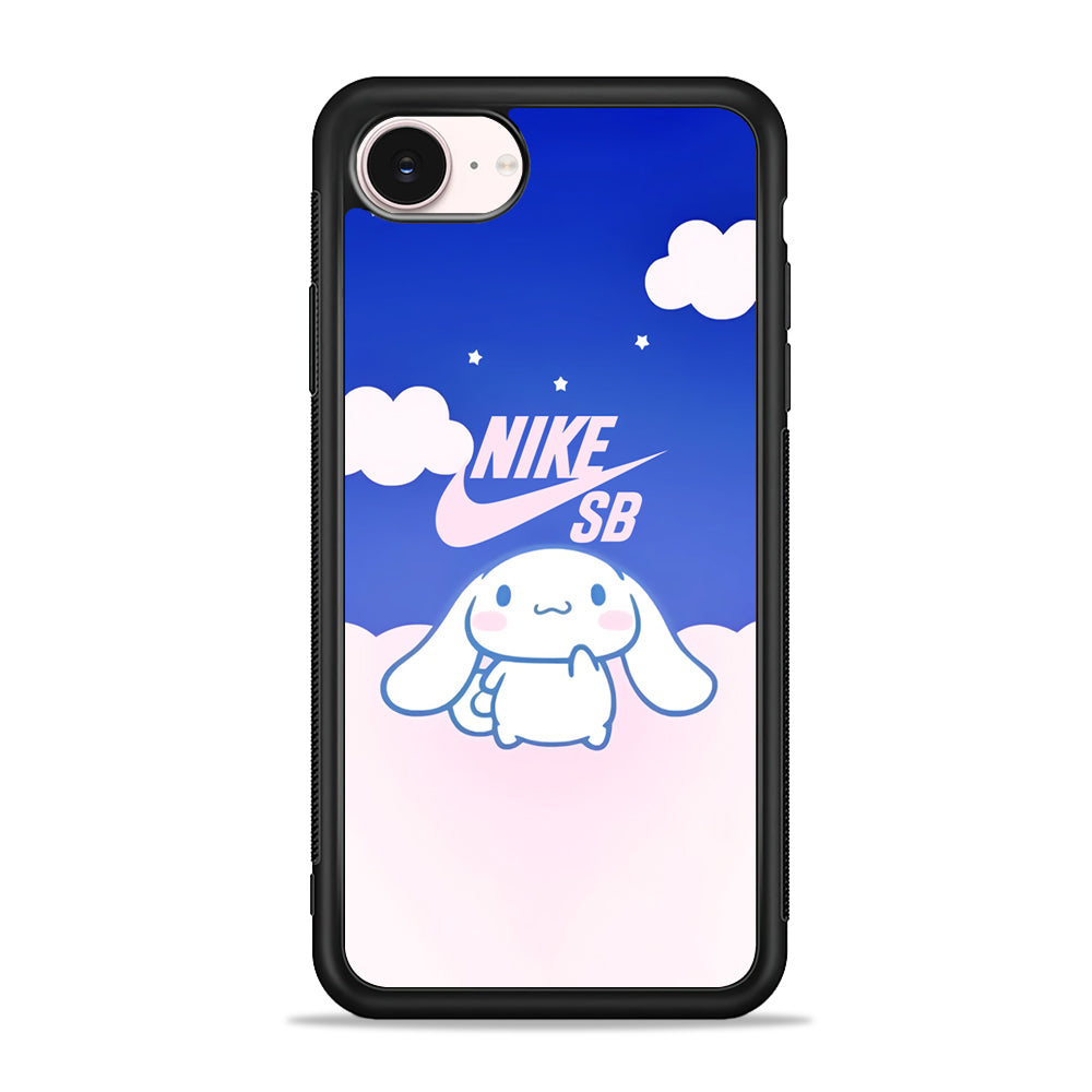 Nike Cinnamoroll Staring At Logos iPhone 17e Case - Silicone Case