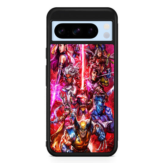 The X-Men vs Magneto Art Google Pixel 8 Pro Case | Slim Rubber Case for Google Pixel 8 Pro