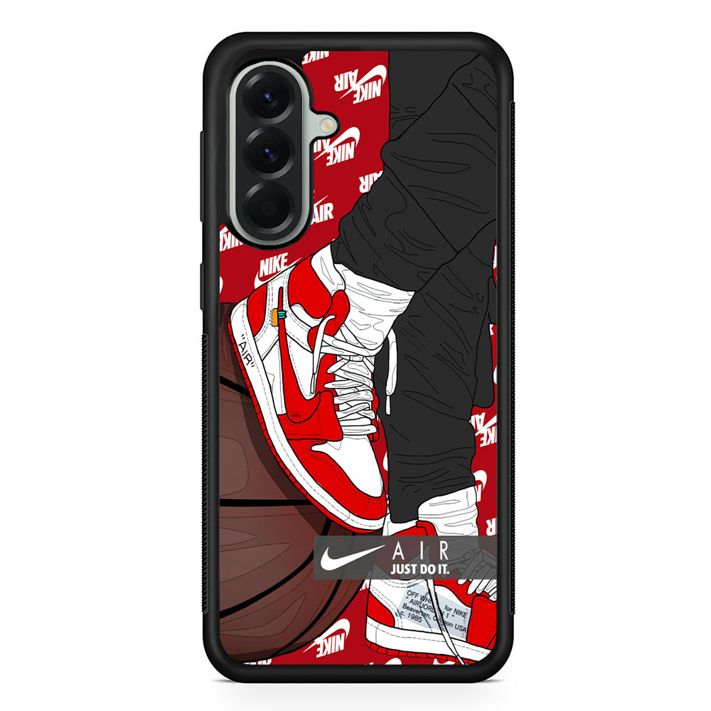 Nike Shiny Red Lava Samsung Galaxy A56 Case | Durable Samsung Galaxy A56 Cover