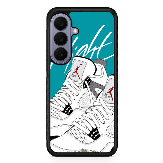 Air Jordan The White Shoes Samsung Galaxy S26 Case | Slim Protective Rubber Case for Samsung S26