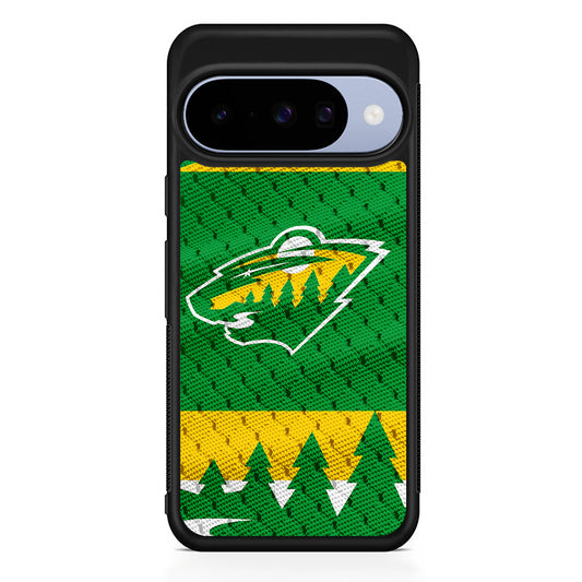 NHL Minnesota Wild Jersey Google Pixel 10 Case | Google Pixel 10 Rubber Protective Case