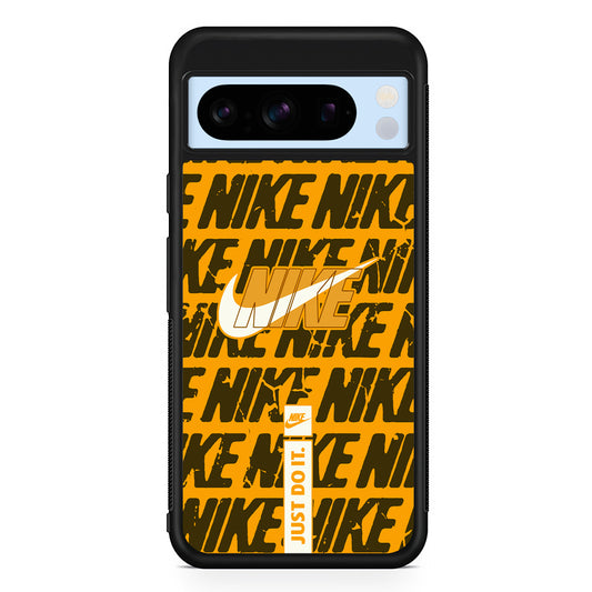 Nike Patern in Yellow Google Pixel 8 Pro Case | Premium Protective Case for Google Pixel 8 Pro
