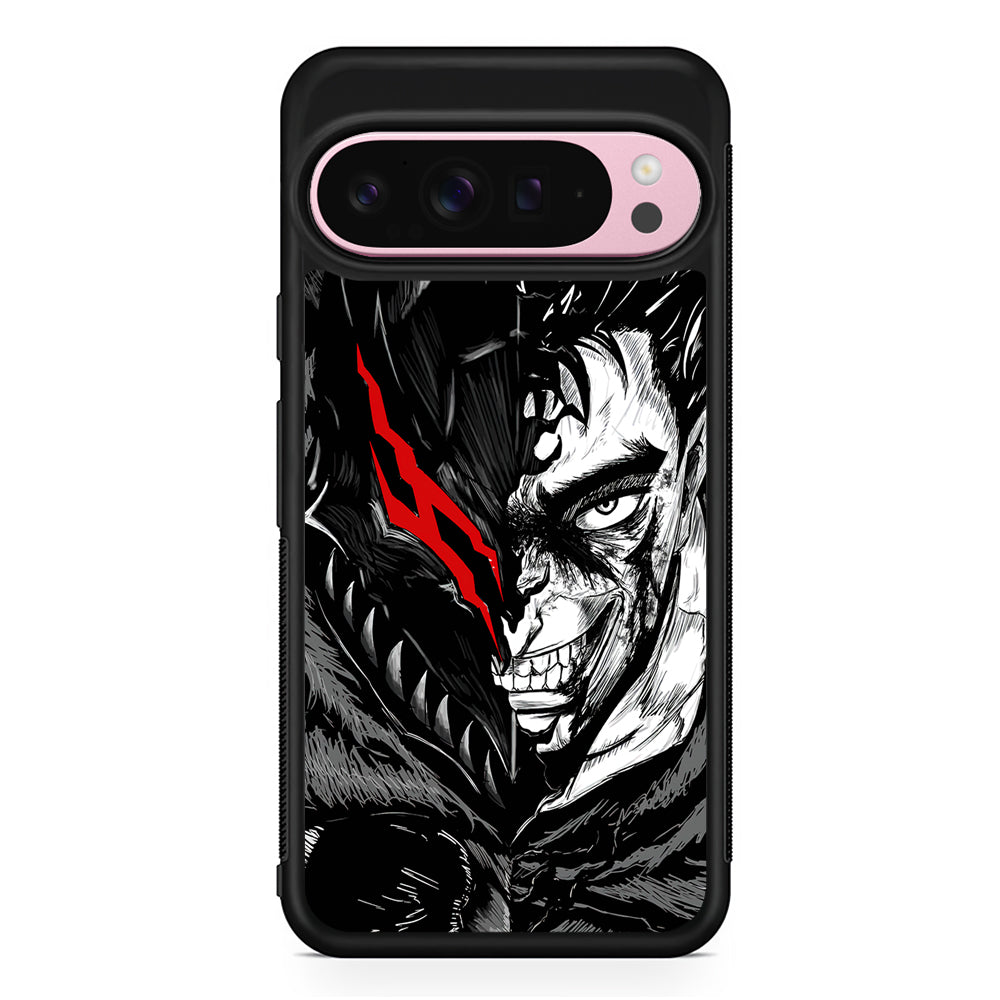 Guts Berserk Face Google Pixel 9 Pro XL Case | Protective Cover