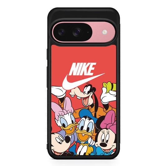 Nike Mickey Family Google Pixel 9 Case | Durable Google Pixel 9 Cover