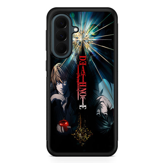Light Yagami VS L Death Note Samsung Galaxy A37 Case | Samsung Galaxy A37 Rubber Phone Case