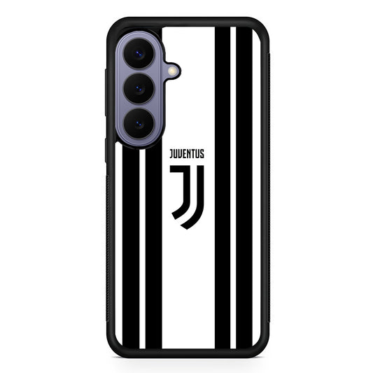 Juventus Black Stripe Samsung Galaxy S26 Case | Durable Rubber Case for Samsung Galaxy S26