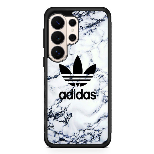 Adidas White Marble Samsung Galaxy S26 Ultra Case | Durable Samsung Galaxy S26 Ultra Phone Case