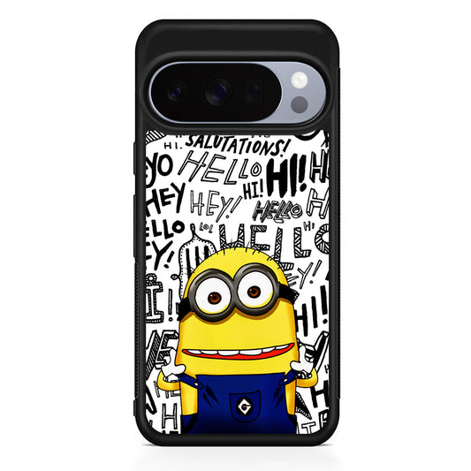 Minions Hail Word Google Pixel 10 Pro Case | Slim Google Pixel 10 Pro Rubber Case