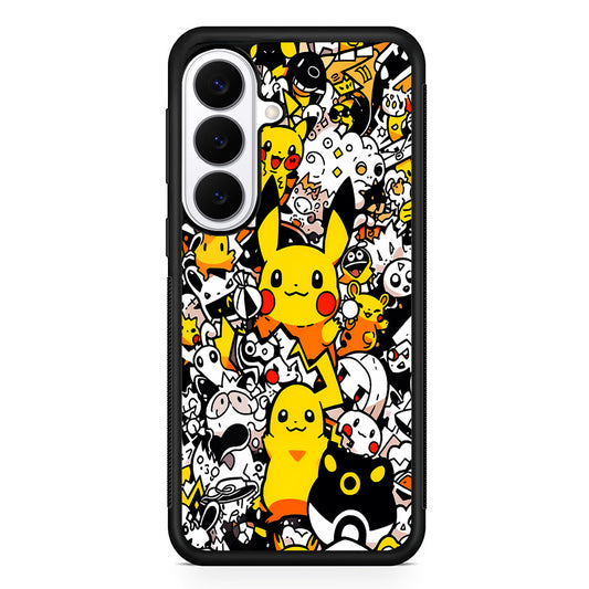 Pokemon Pikachu Doodle Samsung Galaxy S26 Plus Case | Slim Protective Cover for Samsung Galaxy S26 Plus