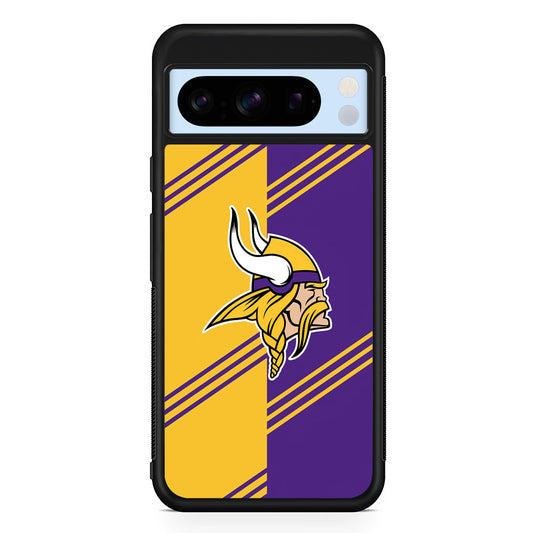 NFL Minnesota Vikings Logo Google Pixel 8 Pro Case | Slim Rubber Case for Google Pixel 8 Pro