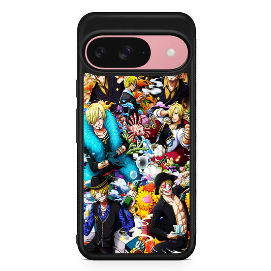 One Piece Sanji Aesthetic Google Pixel 9 Case | Google Pixel 9 Protective Rubber Case