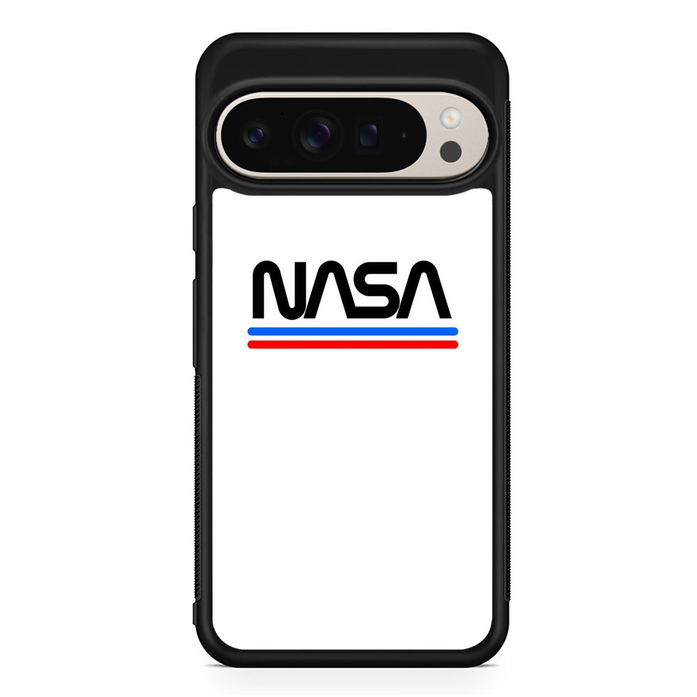 Nasa White Stripe Google Pixel 9 Pro Case | Slim Protective Cover