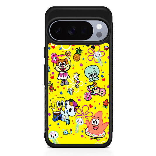 Tokidoki x SpongeBob Squarepants Google Pixel 10 Pro Case | Slim Google Pixel 10 Pro Rubber Case