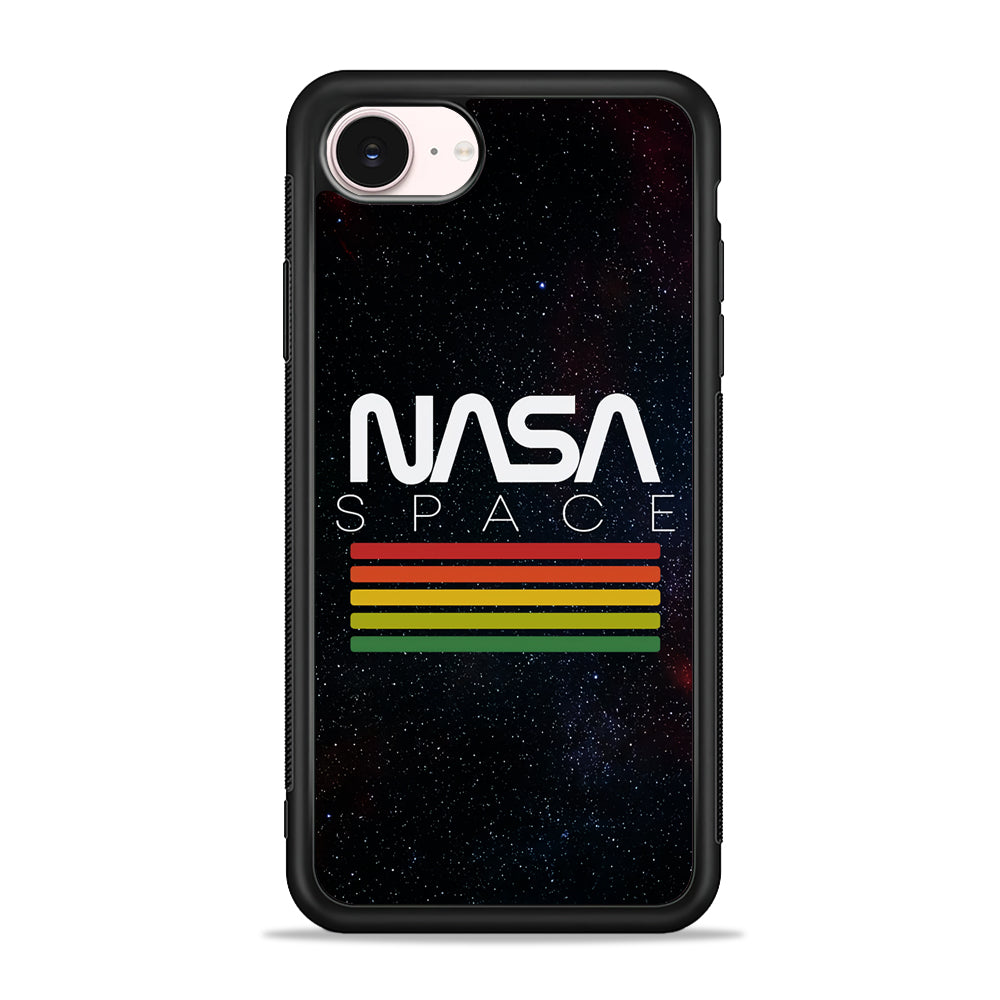 Nasa Space Strpe Colour iPhone 17e Case - Silicone Case