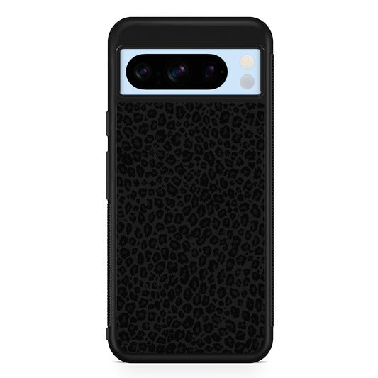 Black Leopard Skin Pattern Google Pixel 8 Pro Case | Slim Rubber Case for Google Pixel 8 Pro